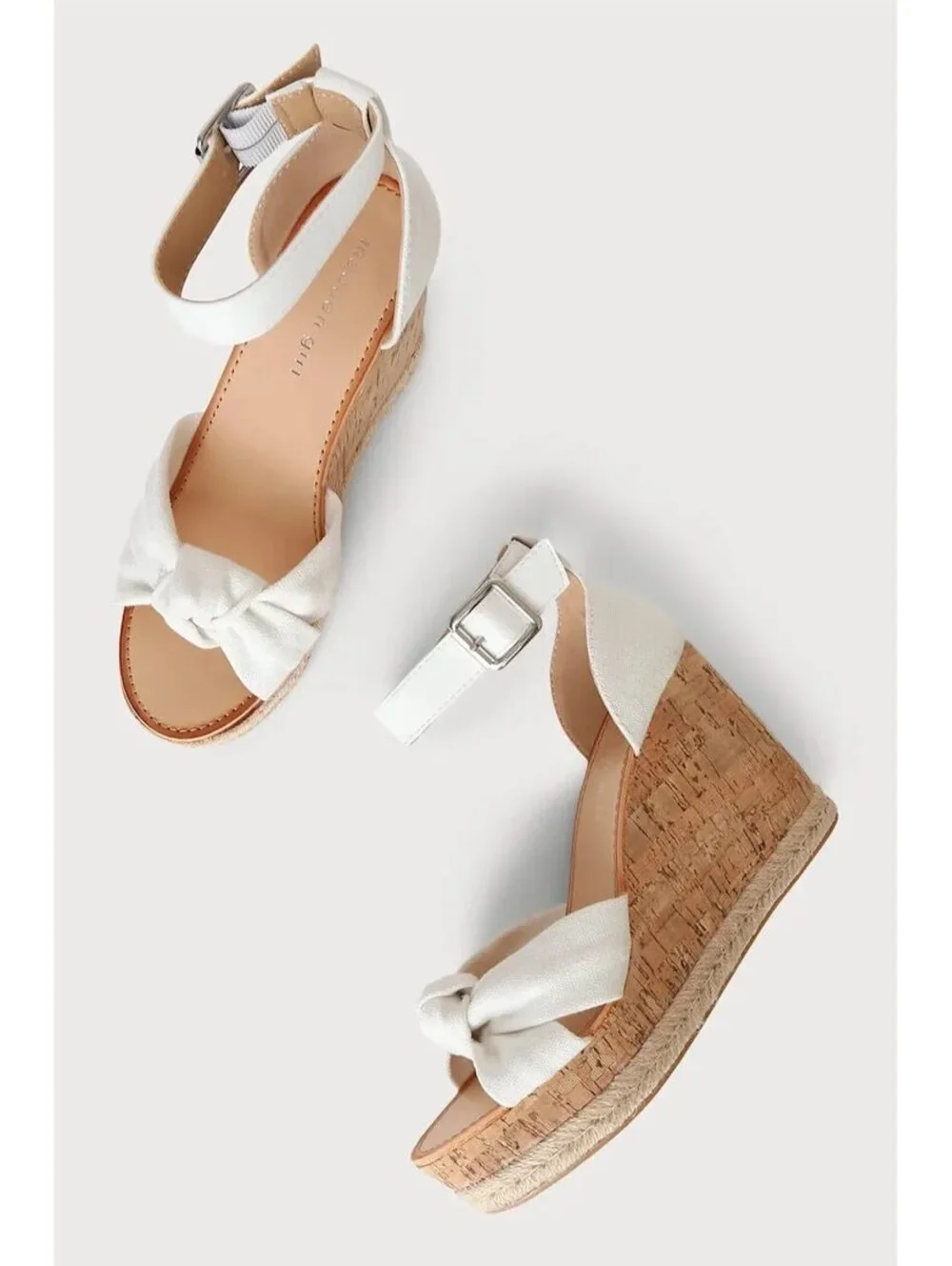 Womans Size 10 Madden Girl Colette White Platform Wedge Sandal